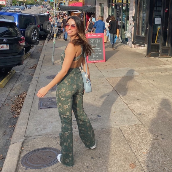 We The Free Pants - Free People We The Free denim jumpsuit